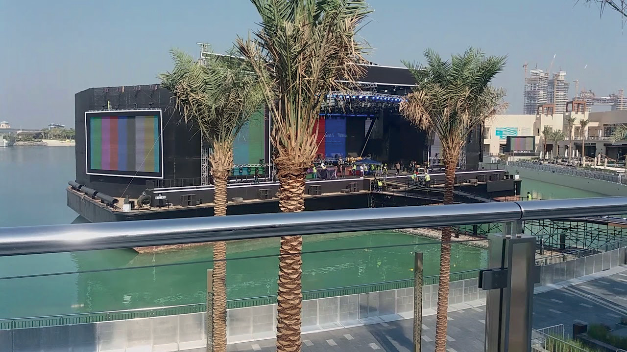 EZELINK managed event WiFi for a concert at The Pointe, Palm Jumeirah